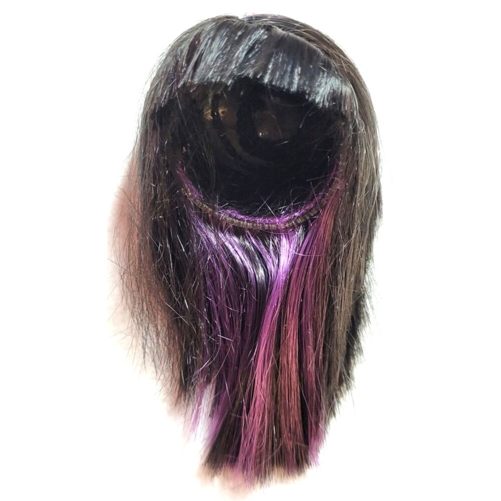 Spin Master Liv Doll Wig Black with Pink Streaks Replacement Hair Accessory